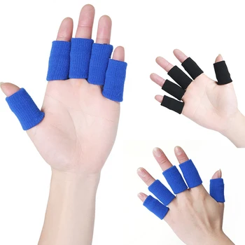 10-50Pcs de Dedo de Luva de Luvas para o Polegar Tala Chave para a Artrite Respirável e Elástico Dedo de Fita para o Basquetebol Voleibol