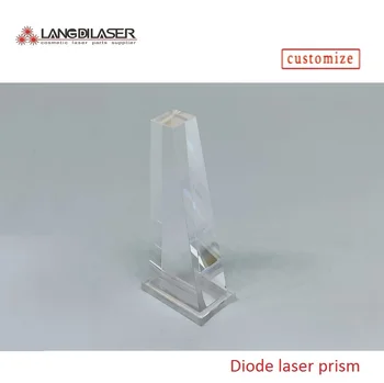 Personalização Colado do Laser do Diodo Prisma de Cristal / Prisma tamanho : 65*25(10)*14(10) / Windows Tamanho : 30*18