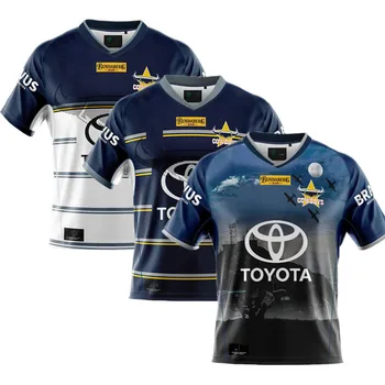 2022 2023 COWBOYS rugby jersey casa fora ANZAC camisa de rugby da Austrália cowboys versão Retro Camisetas