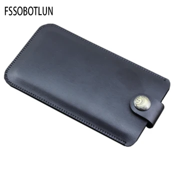 FSSOBOTLUN,Para Huawei P20 Lite 5.84 polegada Caso de Telefone Manga Bolsa Saco da Tampa Artesanal de Microfibra de Proteção estojo de Couro