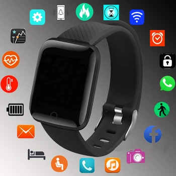 2022 Silicone Esporte Smart Watch Homens Mulheres Relógio de Fitness Pulseira Eletrônica Relógio Digital Para Android iOS Impermeável Smartwatch