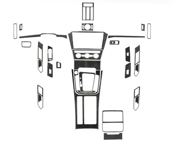 Para 2017-2021 VW Passat B8 Variante Arteon de Fibra de Carbono, Interior Central do Painel de Controle da Janela de luz Painel de Ventilação tampa da guarnição