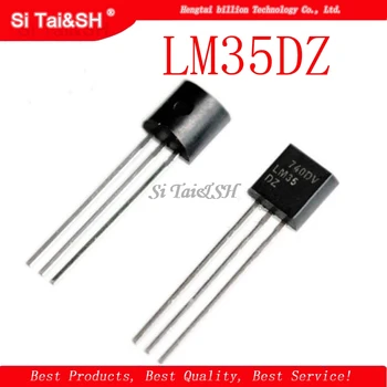 2pcs/monte LM35DZ TO92 LM35 PARA-92 LM35D Precisão Centígrados Sensores de Temperatura