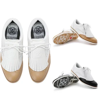 G4 Coreia original de golfe de senhoras' British sapatos estilo de moda casual antiderrapante impermeável de golfe sapatos de desporto