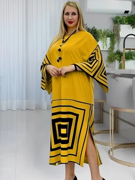 Africana De Impressão Vestidos Para Mulheres De Vestido 2023-Se Dashiki, Patchwork Plissado Africana Roupas De Tamanho Grande, África Roupas De Natal Manto