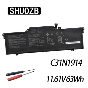 SHUOZB 11.61 V 63Wh C31N1914 Laptop Bateria Para Asus ZenBook 14 UX435EA UX435EAL UX435EG 0B200-03730100 3ICP6/70/82 Ferramentas Gratuitas