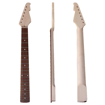 Estoque ST braço da guitarra Canadá maple com 22 trastes ST guitarra elétrica pescoço acabamento fosco cor natural 5,7 cm de largura com pequena falha