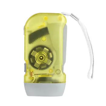 Portable 3 LED Dínamo de Vento de Até Lanterna de Mão-de pressionar Manivela NR Bateria Não Tocha Venda Quente ao ar livre Ferramenta