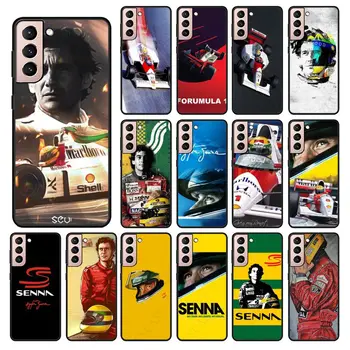 Ayrton Senna Telefone Shell capa Para samsung galaxy s21plus s20fe note10pro s10plus s10e s10lite s9 s8 s20plus s7 s20ultra Casos