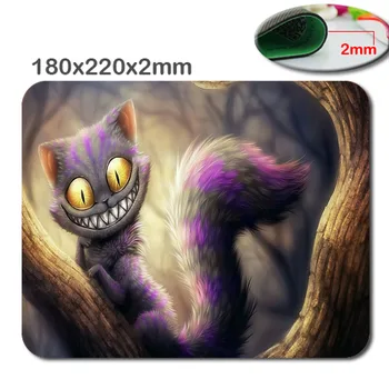 Venda rápida de impressão gato de Cheshire de moda e durável notebook mouse pad jogo de anime jogadores mouse pad para casa e escritório