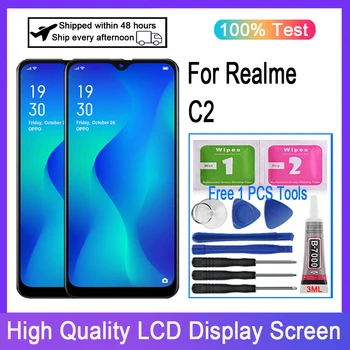 Original Para Realme C2 RMX1941 RMX1945 Tela LCD Touch screen Digitalizador Substituição