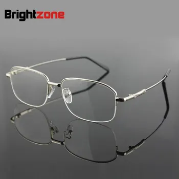 Clássico Metade Rim Boa Qualidade De Memória De Titânio Liga De Metal Marca Prescrição De Óculos Óculos Óculos Com Armação De Óculos