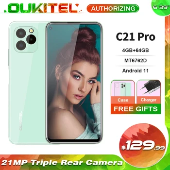 OUKITEL C21 Pro 4GB+64GB 4G Android 11 Smartphone 6.39