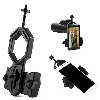 Universal Câmera Titular Do Telefone Para Monocular Binóculos E Telescópio Adaptador