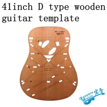 41 polegadas D-tipo de violão de madeira modelo de Violão fazendo o molde da ferramenta de esboço de som buraco feixe posição mapa