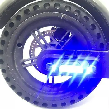Aviso De Tira Do Diodo Emissor De Luz Da Lanterna De Luz De Tira Para Xiaomi Mijia M365 Scooter Elétrica Noite De Ciclismo De Luz De Segurança De Acessórios