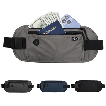 Invisível de Viagem, Pacote de Cintura Bolsa para Passaporte Cinto de Dinheiro Saco Escondido de Segurança Carteira de Esportes ao ar livre Jogging no Peito Pack Saco da Cintura