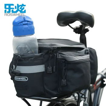 ROSWHEEL sacos de bicicleta Bicicleta Pannie banco Traseiro Tronco bicicletário Saco Grande Capacidade de 3 EM UM Multi-funcional de Equitação de sacos de armazenamento