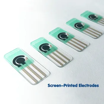100pcs Tela de Eletrodos Impressos ESPECIFICAÇÃO Flexível Eletroquímico do Eletrodo de Laboratório Dispositivo Sensor