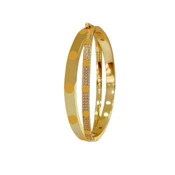 Clássico popular marca de jóias de cobre Zircão Pulseira Anel de atender as mulheres da festa de casamento, Pulseira de venda quente jóias B1083