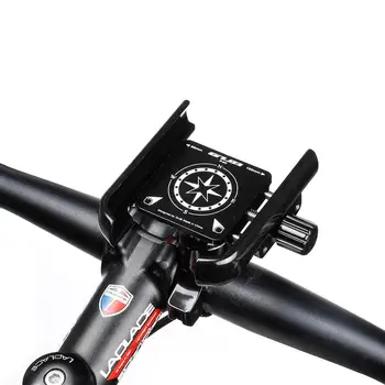 GUB P40 Liga de Alumínio de Bicicleta Telefone Móvel Titular Titular Rotação de 360°Livre de Ajuste do Guidão Bracke Exterior Ciclismo Acessor