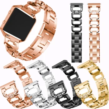 Pulseira de aço inoxidável Para Fitbit Blaze relógio do esporte/fronteira Clássico de substituição bracelete Para o Fitbit Blaze correia de acessórios