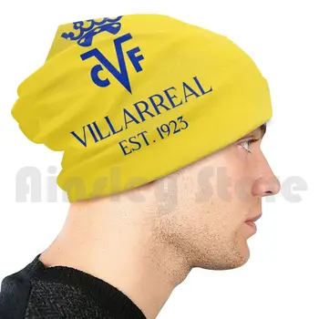 O Villarreal Beanies Chapéu De Malha De Hip Hop Villarreal Villarreal, Clube De Futebol De El Submarino Amarillo Espanha