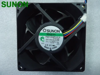 Para Sunon PSD1209PLV2-UM B3553.F.GN DC12V 4,2 W Servidor Ventilador de Refrigeração de 4 fios PWM 90x90x32mm WC236-AOO