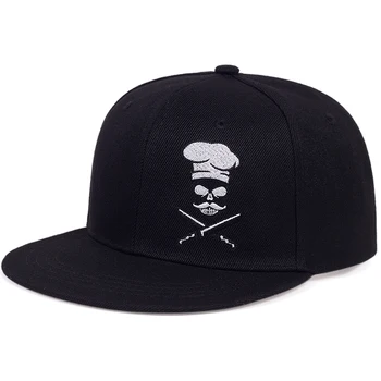 Moda boné de beisebol de mens Chef Grill Sargento Cozinhar Pirata Tampões de algodão Snapbacks chapéus de homens, mulheres, esportes hip hop cap chapéus gorras