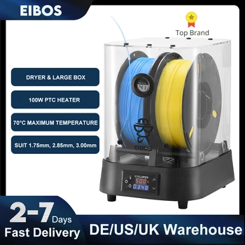 EIBOS 3D Filamento de Secagem Caixa de Temperatura Ajustável Tempo Para 1,75 Mm De 2,85 Mm E 3,00 Mm Mantém Filamento Seco Durante a Impressão