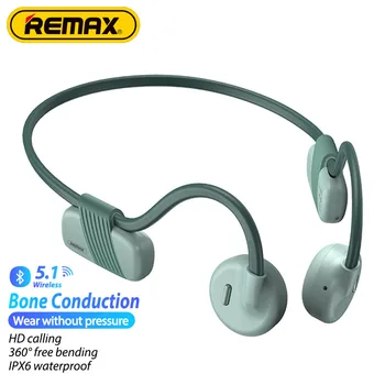REMAX RB-S36 Osso Condução de Fones de ouvido Bluetooth 5.0 sem Fio Não In-Ear Fone de ouvido Esporte Impermeável Fones de ouvido Leve