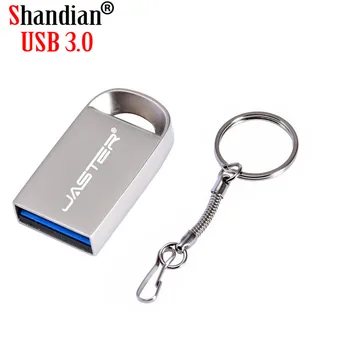 SHANDIAN USB 3.0 Mini USB do Metal 4GB 16GB 32GB 64GB Flash Drive pen drive impermeável stick usb pen drive de Alta velocidade logotipo do cliente