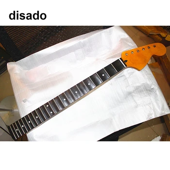 22 Trastes Big Headstock Maple Guitarra Elétrica Pescoço Pau-Rosa Vieira Fretboard Embutimento Pontos De Guitarra, Acessórios Peças