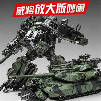 WeiJiang Transformação Brinquedos Briga de 30CM SS Líder de Camuflagem M04 Tanque M1A1 Modo KO Figura de Ação do Robô Modelo de Recolha de Presente
