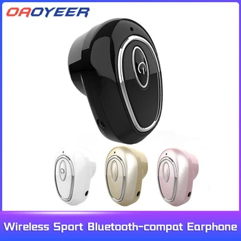 Único S650X sem Fio Sport com Bluetooth compatível com Fone de ouvido mãos livres Fone de ouvido Em Ouvido, Mini Fones de ouvido com Microfone Headset para Android, Ios, PC