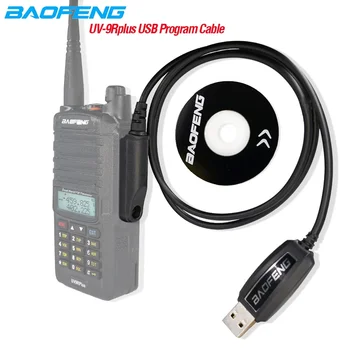Baofeng Original USB Cabo de Programação de Duas Vias de Rádio Com a Unidade de CD do Software De UV-9R Plus BF-9700 A58 Walkie Talkie Acessórios
