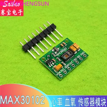 MAX30102 chip da frequência cardíaca concentração de oxigênio pulso, frequência cardíaca de pulso com sensor de detecção do sensor de oxigênio do módulo de