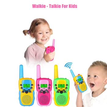 Criança Bolso Um Par Digital de Brinquedos Para as Crianças Rapazes Presentes de Aniversário para Crianças de Rádio Tablet Xiomi Placa De VideoWalkie Talkie