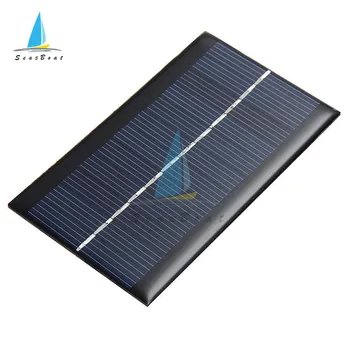 Painel Solar 6V 0,6 W 1W Mini Sistema Solar DIY Para a Bateria do Telefone Celular Carregadores Portáteis da Célula Solar