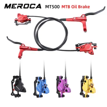 MEROCA MT500 bicicleta de freio hidráulico 2 pistão freio a disco é adequado para a montanha cor de bicicleta freio hidráulico acessórios