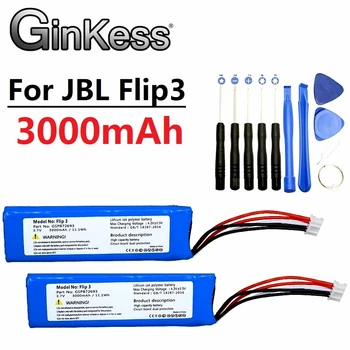 Para JBL Flip3 Flip 3 3.7 V Bateria 3000mAh GSP872693 P763098 03 Edição Especial + Ferramenta de Reparo Substituição FLIP3 FLIP 3