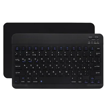 Teclado Bluetooth para laptop Tablet iPda teclado francês espanhol russo teclado sem fio