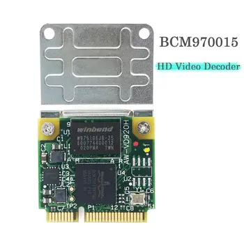 Usado placa de rede sem Fio Broadcom Crystal HD 1080p Decodificador BCM70015 BCM970015 AW-VD920H HD de Cristal Decodificador de Hardware PCIE Mini Adaptador