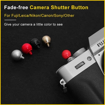 Botão De Obturador De Câmera Terno Para Fuji Fujifilm, Sony Nikon Canon Com Furo Roscado Botão Do Obturador Da Câmera Acessórios