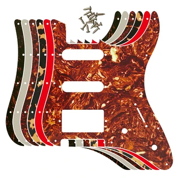 Pleroo Partes de Guitarra Para o Japão YAMAHA EG112 Guitarra Elétrica Pickgaurd Zero Substituição da Chapa de Várias Cores Chama de Padrão de
