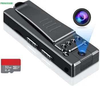 O Corpo de Mini Câmera HD 1080P Com Detecção de Movimento, Visão Noturna Com Clip Wearable Micro Gravador de Vídeo de Vigilância de Segurança