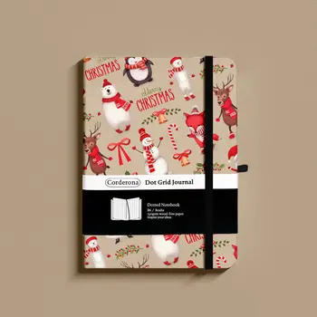 Natal 150gsm Bala Pontilhada Revista Criativa, o bloco de notas de Capa Dura, Caderno