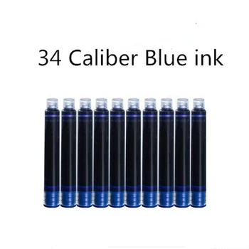 10pcs/conjunto de cartuchos de Tinta Hongdian Caneta de tinta Cartuchos de Tinta 3,4 mm de Diâmetro Azul Tinta Preta Para Yong sheng HongDian Caneta-tinteiro
