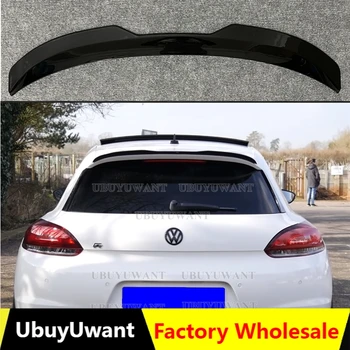 UBUYUWANT de Alta Qualidade, Plástico ABS, Tinta de Preto brilhante Traseiro Teto Lip Spoiler para Volkswagen Scirocco 2009 - 2019 (para I)