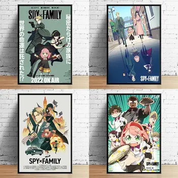 Anime Anya Spy X Família Pôster E Impressão de Decoração de Parede Imagens de Arte Para Crianças de Decoração do Quarto Cuadros Sem Moldura